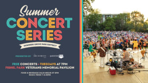 Downers Grove Park District 2024 Summer Concert Series flyer