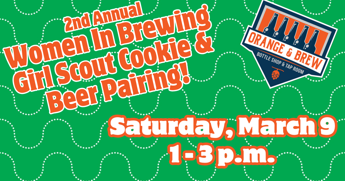 Women in Brewing Girl Scout Cookie & Beer Pairing!