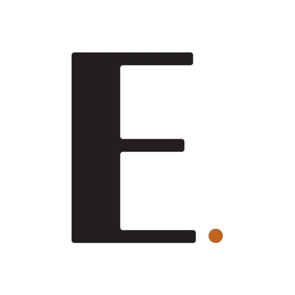 E. logo
