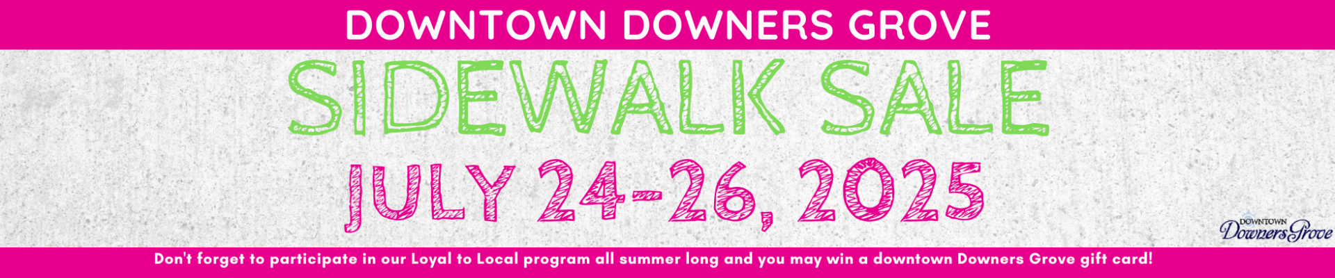 Sidewalk Sale 2025