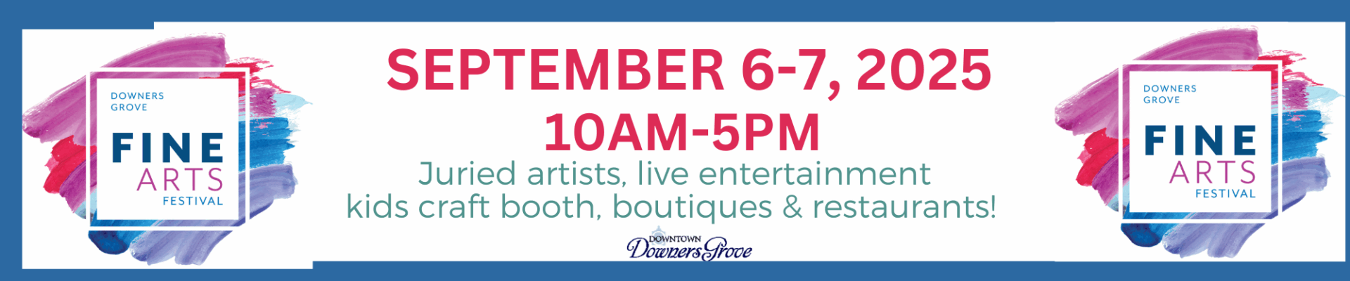 Fine Arts Festival September 6-7, 2025