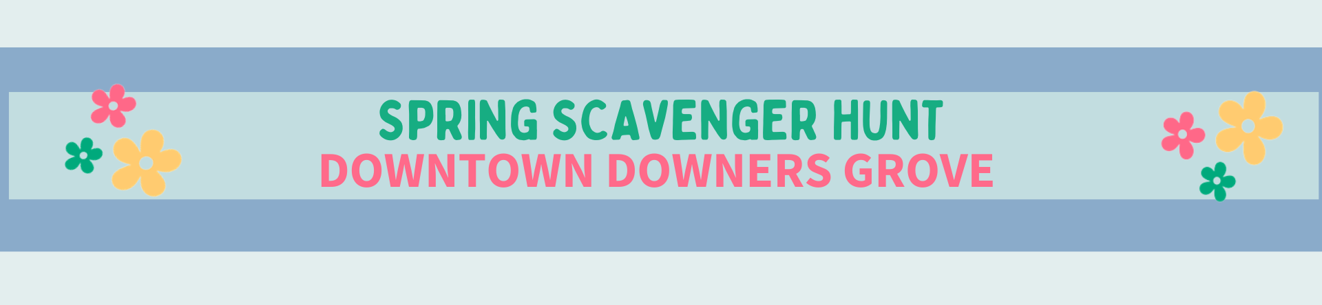 Spring scavenger hunt downtown downers grove